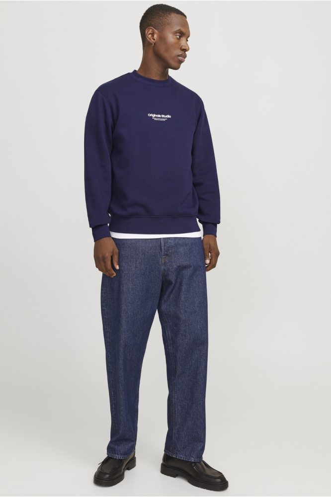 JORVESTERBRO SWEAT CREW NECK NOOS 12241694 Ocean Blue